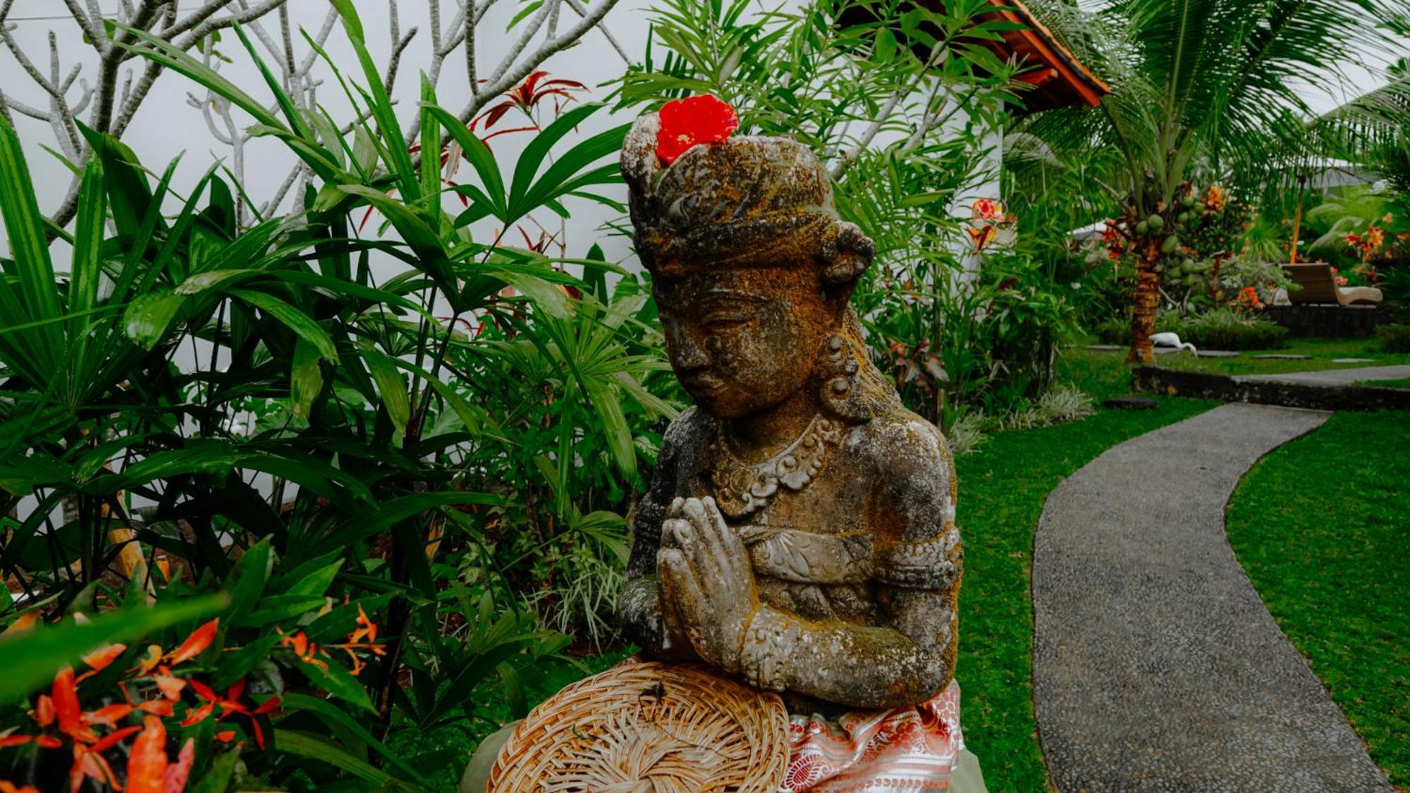 Green Coconut Cottage Ubud Esterno foto