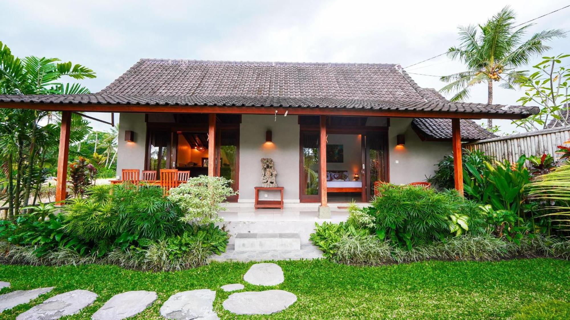 Green Coconut Cottage Ubud Esterno foto